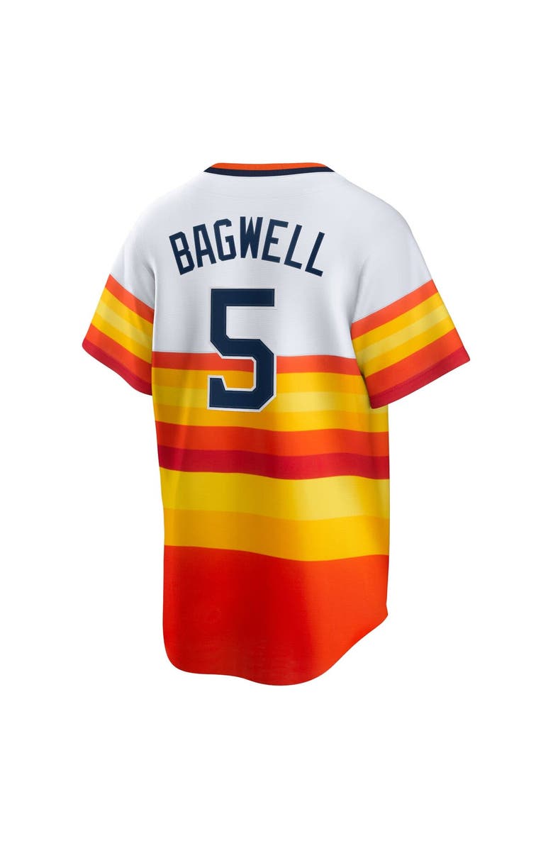 Nike Men's Nike Jeff Bagwell White Houston Astros Home Cooperstown Collection Player Jersey, Alternate, color, White