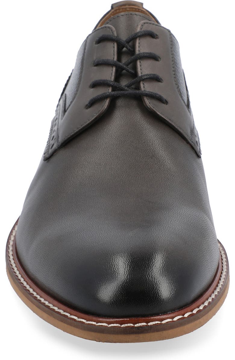 Thomas & Vine Clayton Leather Brogue Derby - Wide Width, Alternate, color, Charcoal
