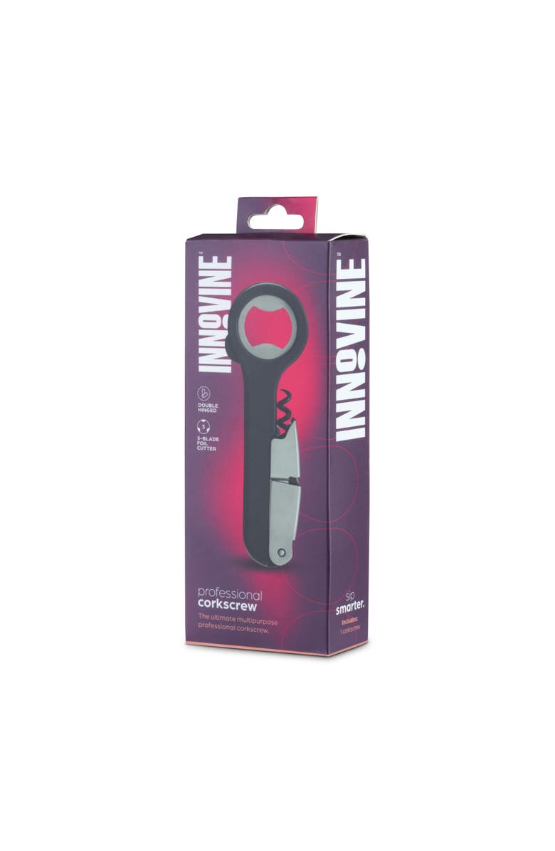 Innovine Professional Corkscrew, Alternate, color, Grey