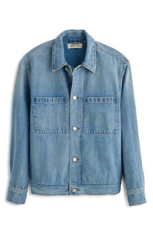 Madewell Denim Shirt-jacket In Jamestown Wash