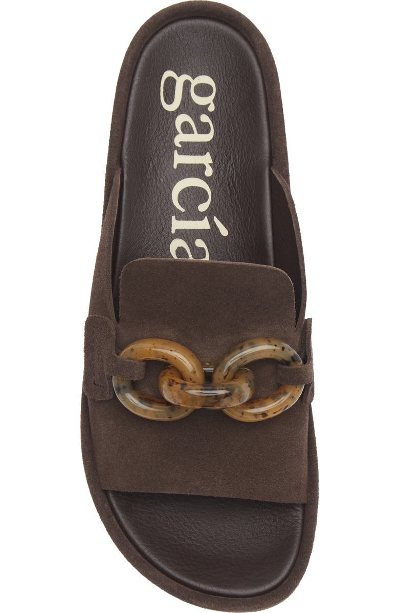 Pedro Garcia Lua Slide Sandal, Alternate, color, Brown Castoro-Tortoise