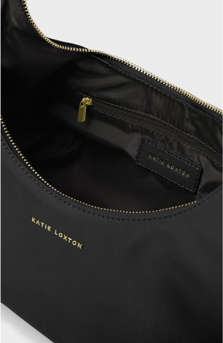 Katie Loxton Nylon-Luxe Sling Shoulder Bag, Alternate, color, Black