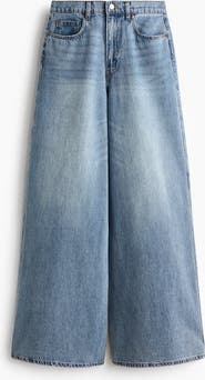 H&M Super Wide High Waist Jeans