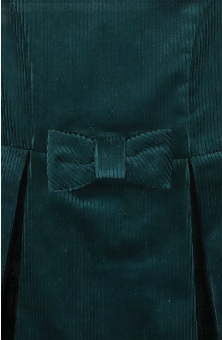 Hope & Henry Girls' Bow Front Jumper, Kids, Alternate, color, Deep Green Corduroy
