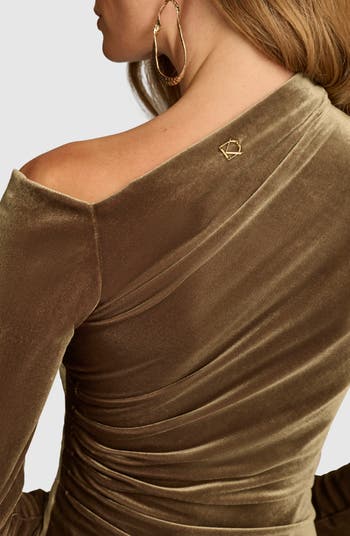 【Donna Karan New York】One-Shoulder SideRuched Sheath Dress One Shoulder Sheath | Sheath Dress | Donna Karan