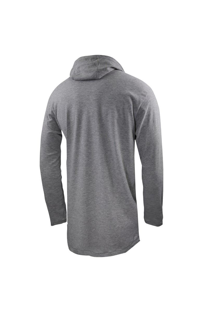 Nike Men's Nike Gray Team USA Performance Hooded Long Sleeve T-Shirt, Alternate, color, 