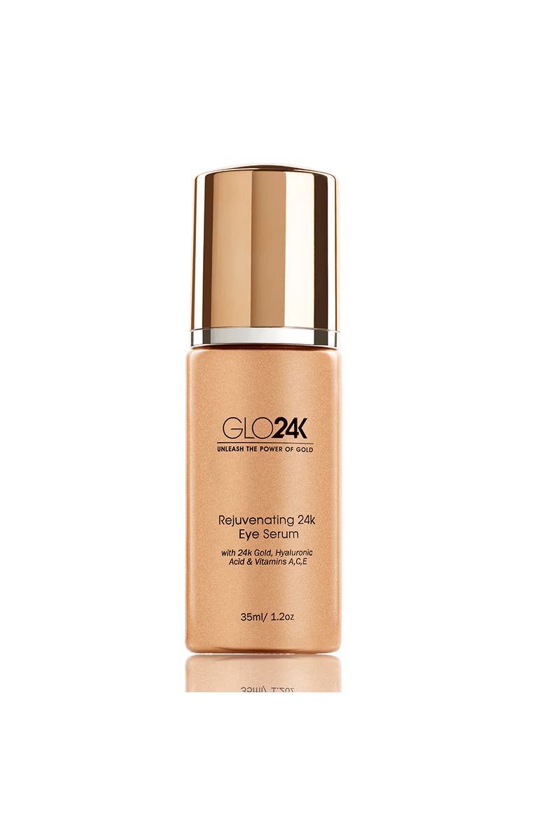 GLO24K UNLEASH THE POWER OF GOLD Rejuvenating 24k Eye Serum, Main, color, Na