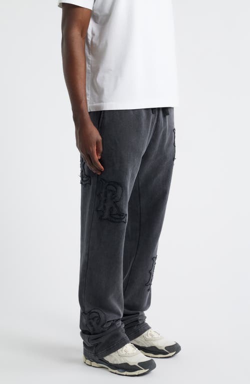 Rolling Loud Logo Appliqué Sweatpants In Black
