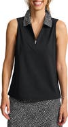 Tommy Bahama Aubrey Geo Tide Sleeveless Performance Polo