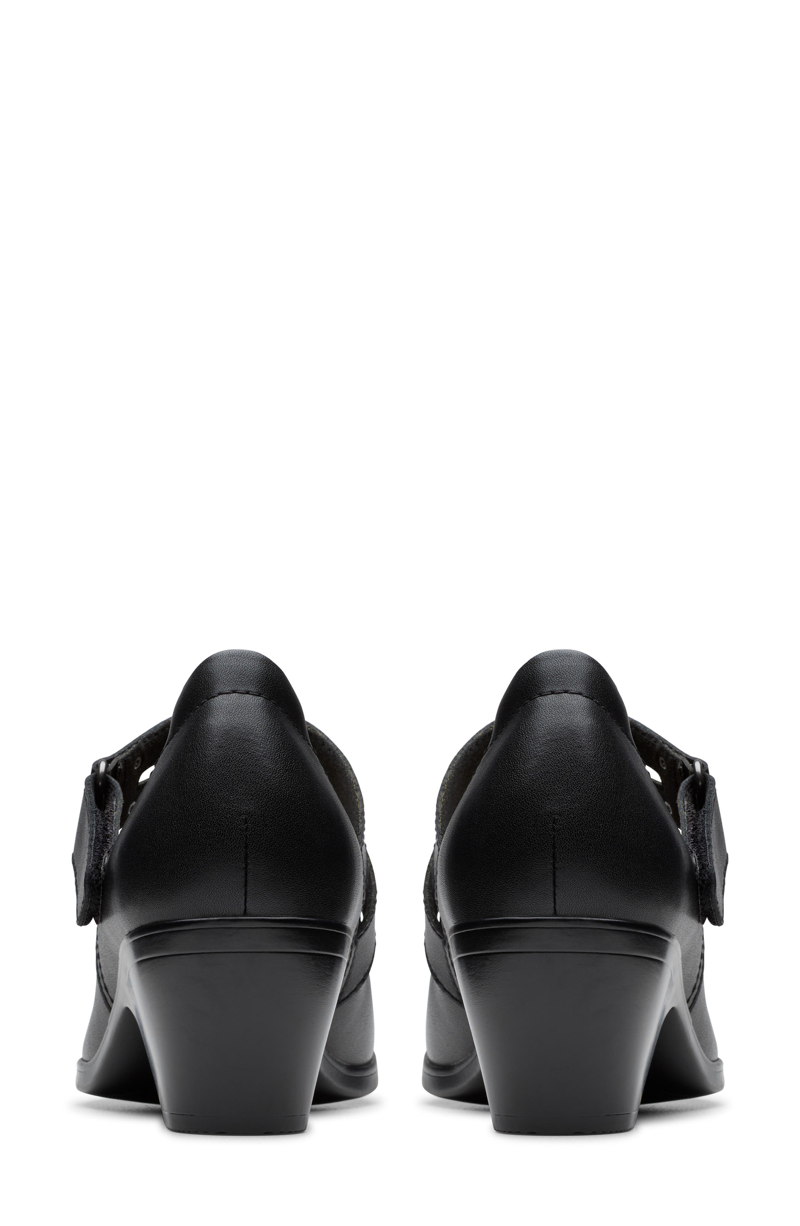 Clarks<sup>®</sup> Emily 2 Janna Pump, Alternate, color, Black Leather