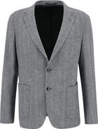 Barbour Sutherland Wool Blend Herringbone Flannel Sport Coat