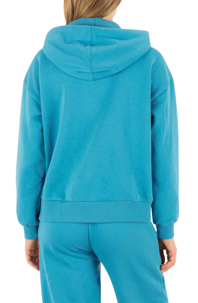 Hurley Surf Days Cotton Blend Fleece Hoodie, Alternate, color, Blue Moon