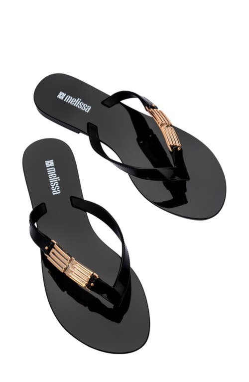Melissa Harmonic Flip Flop In Black