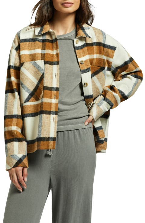 Bowery Plaid Flannel Button-Up Shirt