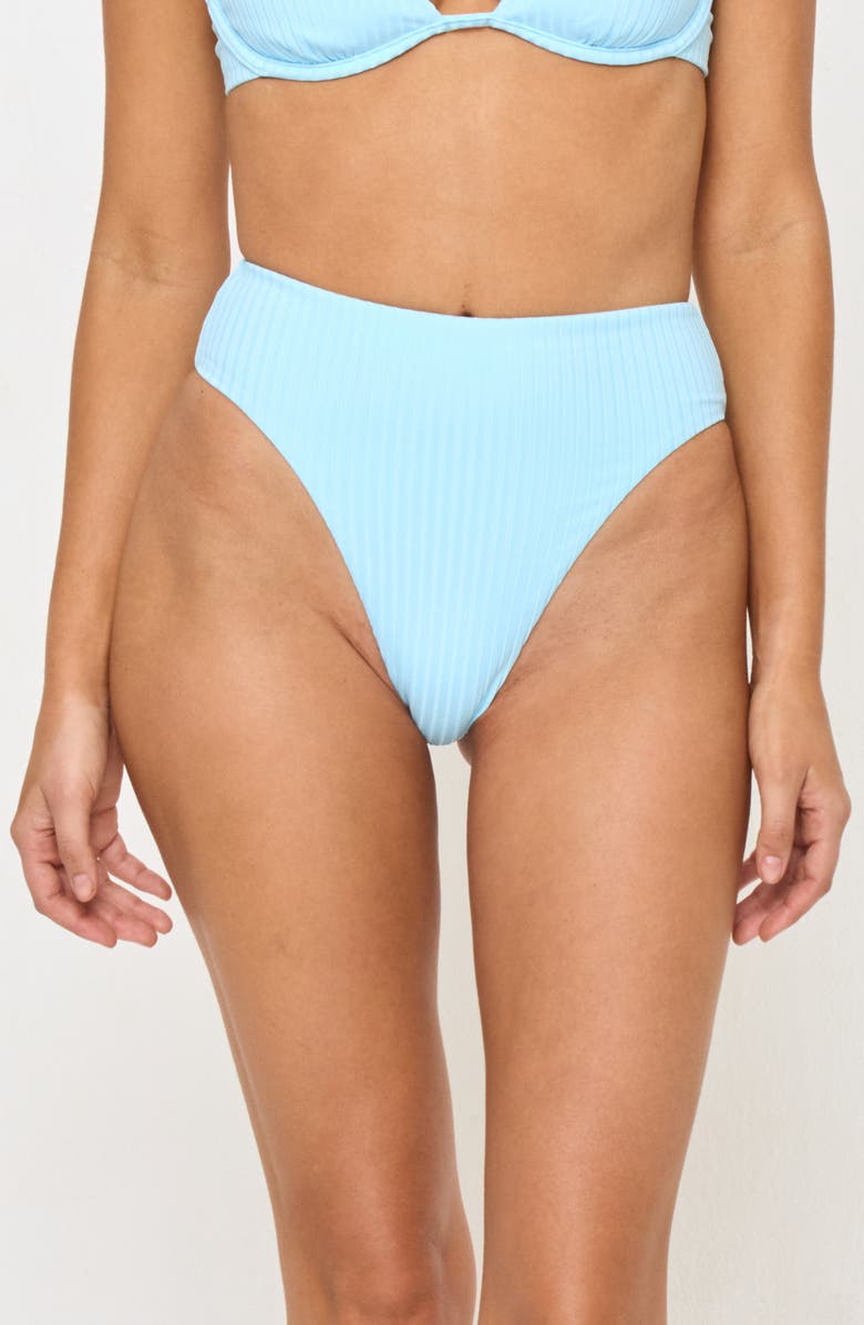 LSPACE Savannah High Waist Bikini Bottoms, Main, color, Tourmaline