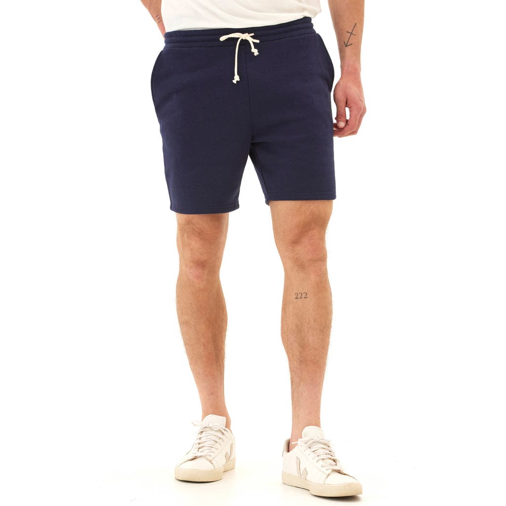 Threads 4 Thought Garrett Drawstring Fleece Shorts In Stargazer