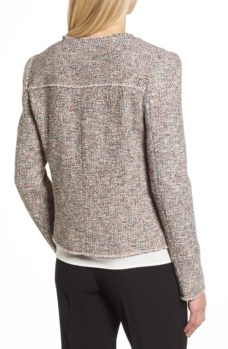 BOSS Koralie Tweed Jacket, Alternate, color, 