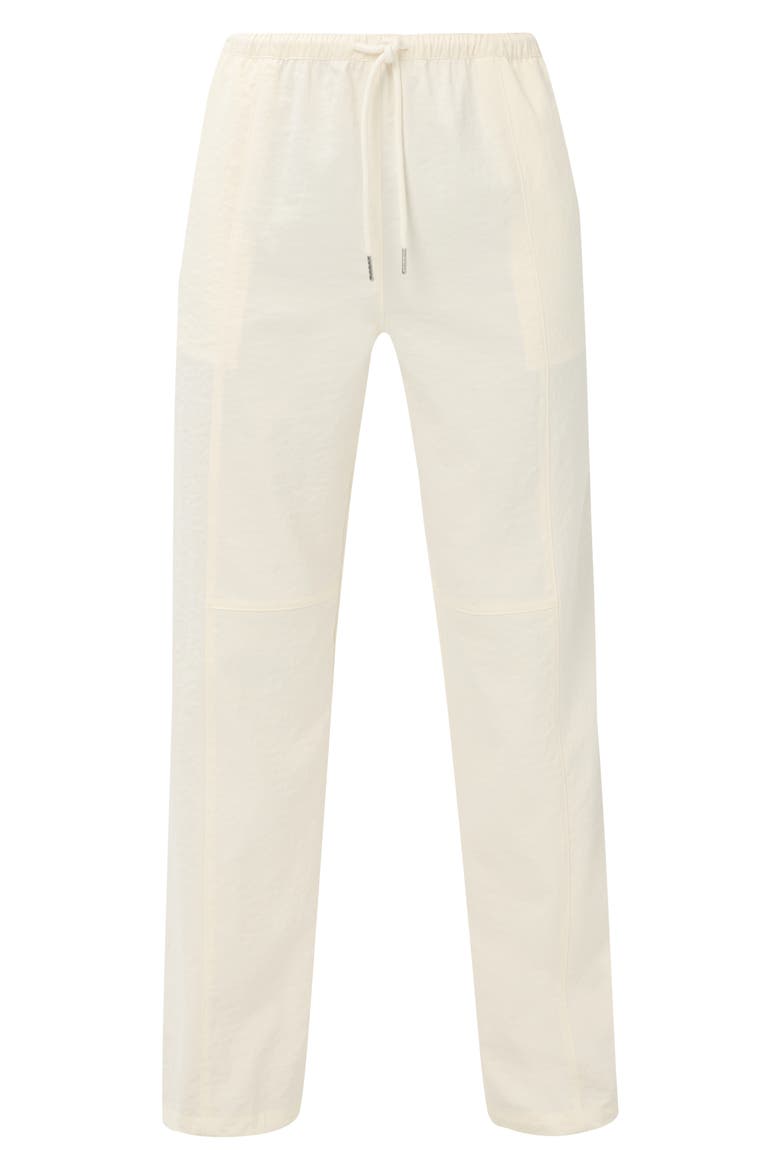 Quinn Summer Drawstring Wide Leg Pants, Alternate, color, DOVE WHITE