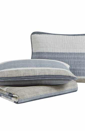 Nautica Ridgeport Open Dark Blue Quilt Set
