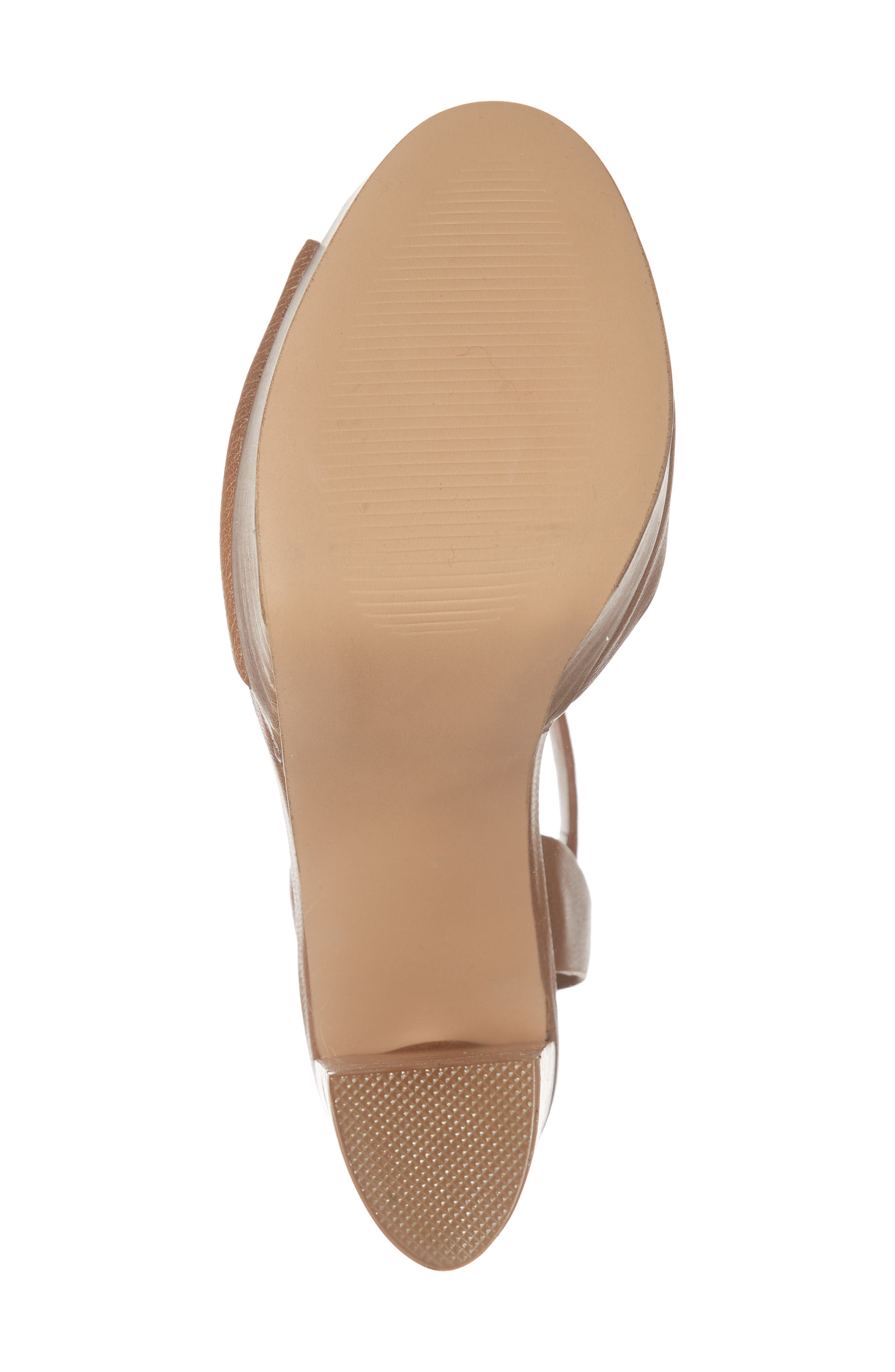Madeline Platform Sandal, Alternate, color, COGNAC LEATHER