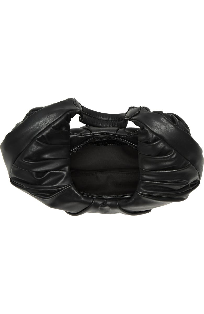 Badgley Mischka Collection Ruched Crescent Shoulder Bag, Alternate, color,