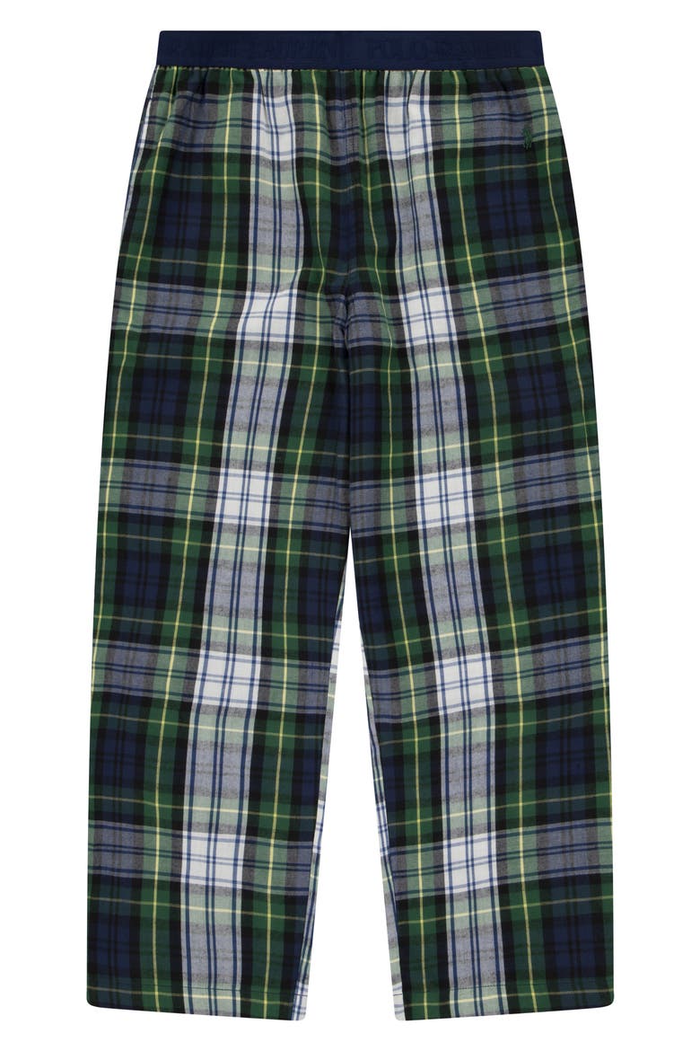 Kids' Plaid Woven Pajama Pants, Main, color, WHITE GORDON PLAID