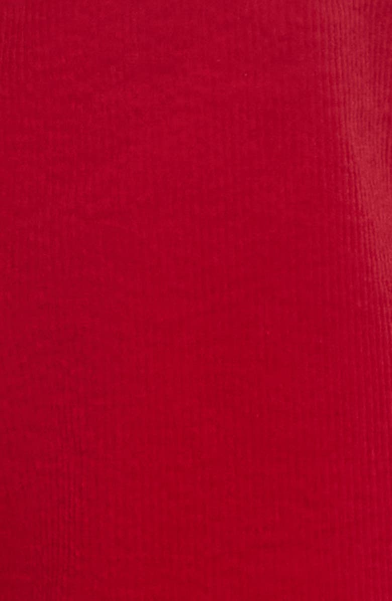 LIONESS Rebels Low Rise Wide Leg Corduroy Pants, Alternate, color, Crimson