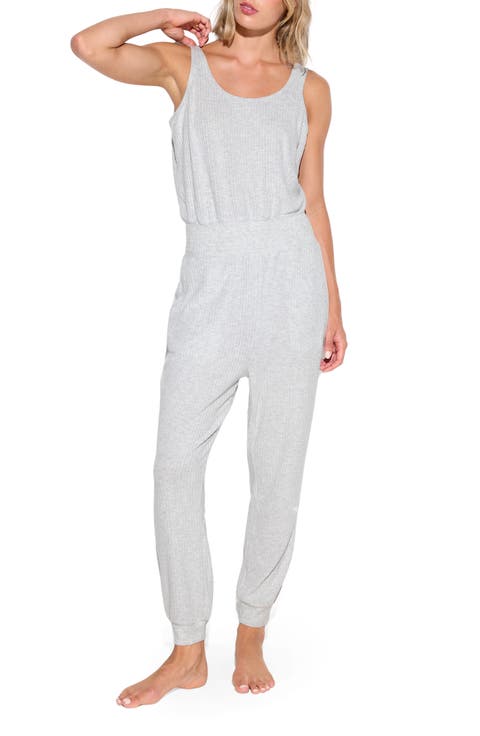 Tranquility Ribbed Sleeveless Jogger Jumpsuit