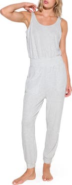 Spiritual Gangster Tranquility Ribbed Sleeveless Jogger Jumpsuit