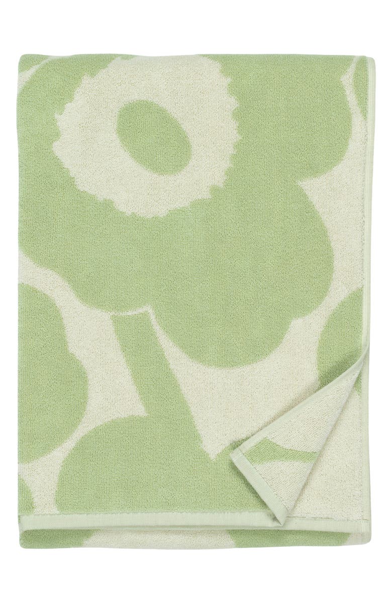 Marimekko Unikko Bath Towel, Main, color, White