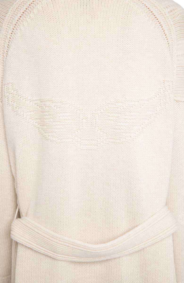 Zadig & Voltaire Wool & Cashmere Wrap Cardigan, Alternate, color, Ecru