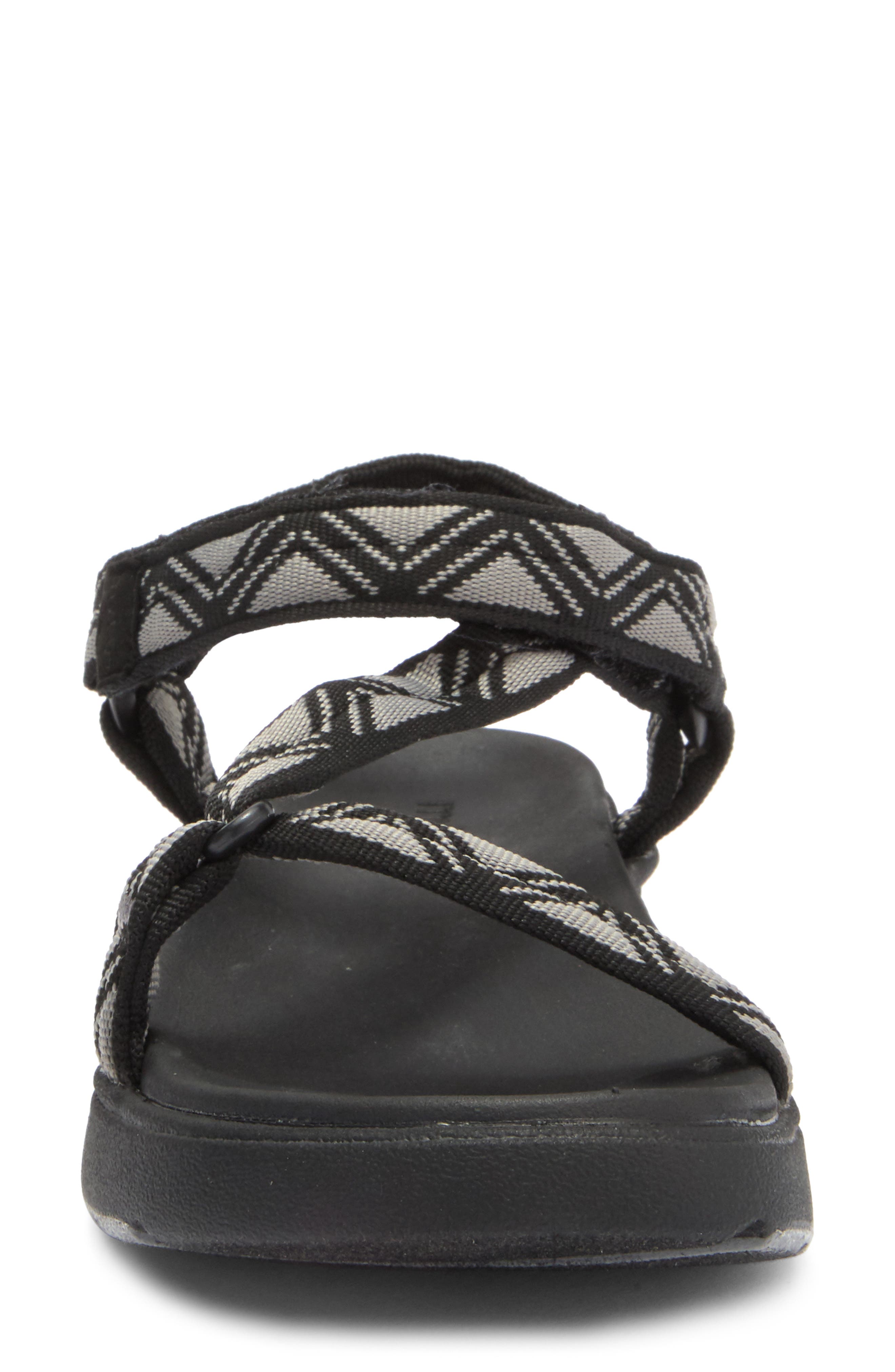 Mykos Solstice Sandal, Alternate, color, Black