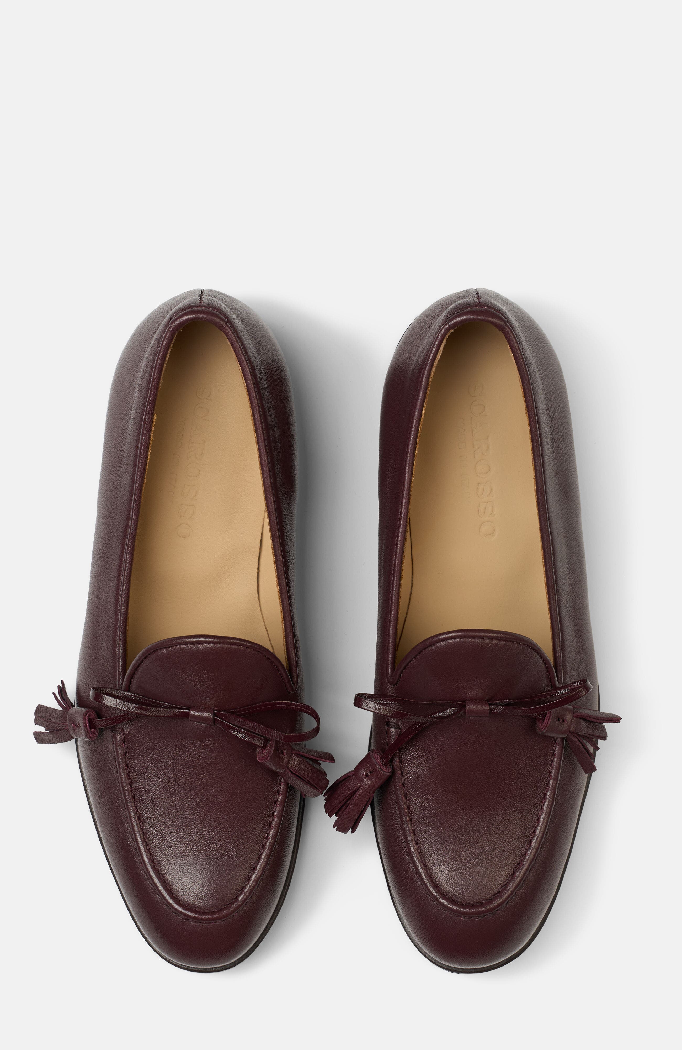 Madison Loafers, Alternate, color, Burgundy - Calf