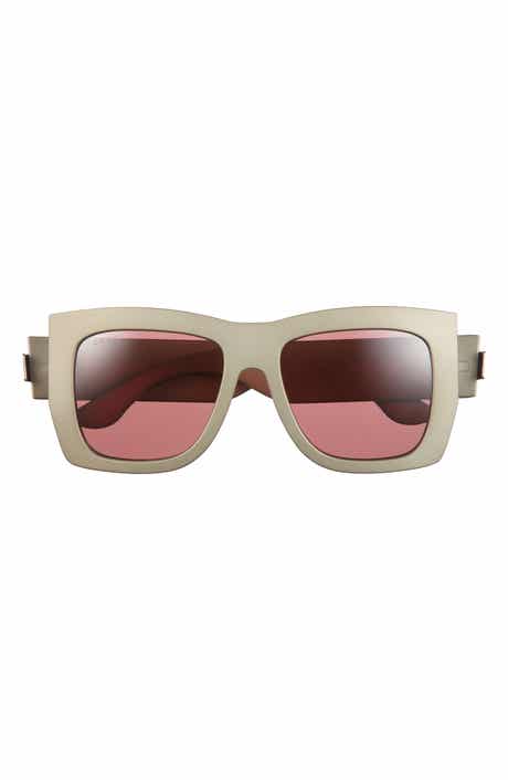 Gucci 54mm Rectangular Sunglasses