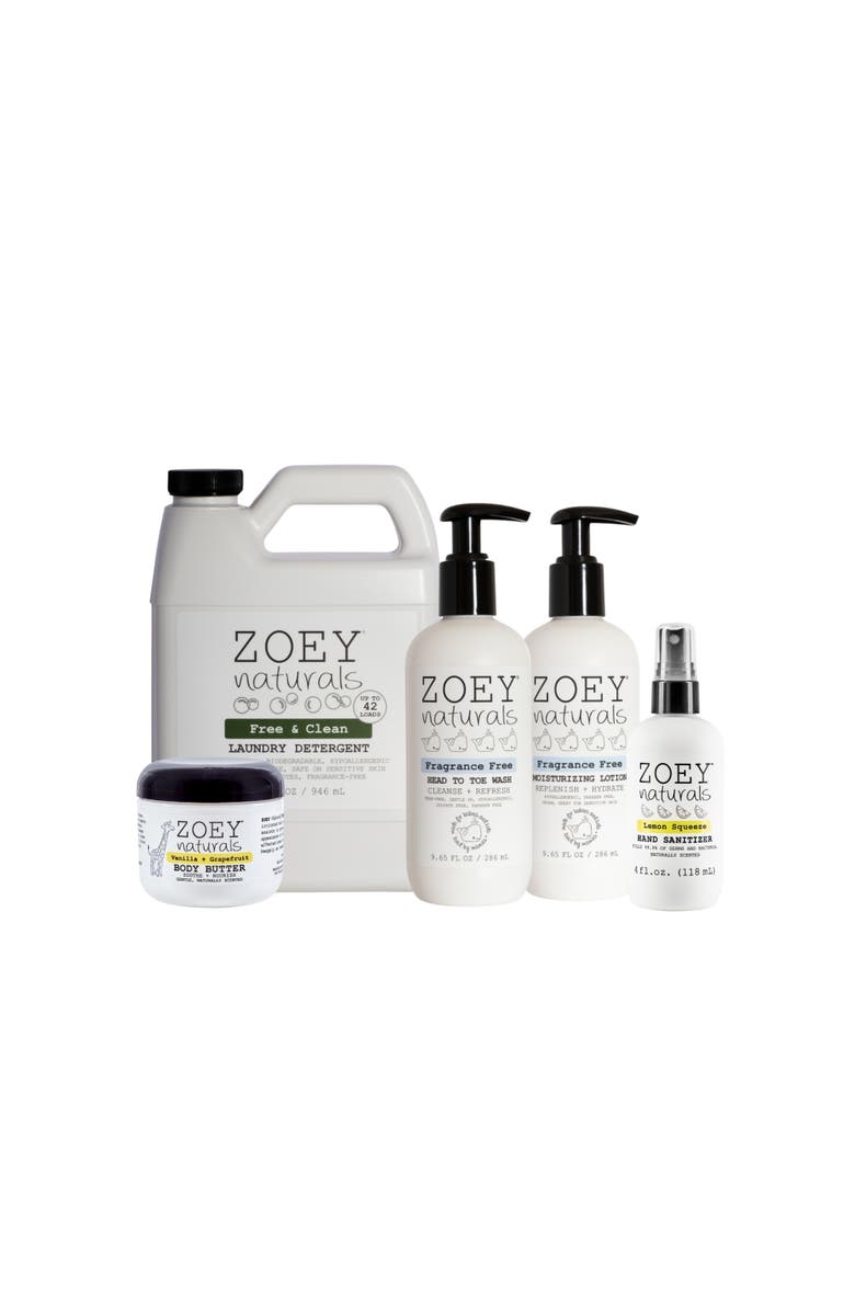 Zoey Naturals Clean and Gentle Essentials Kit, Alternate, color, NO COLOR