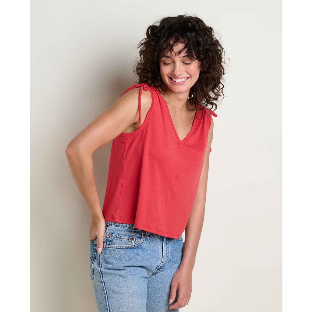 Toad And Co Toad & Co Anza Cinch Tank In Red