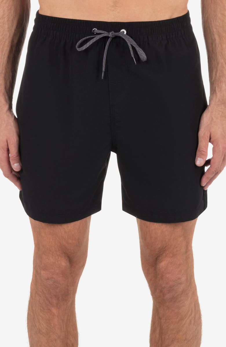 Hurley Icon Balboa Board Shorts, Main, color, Black