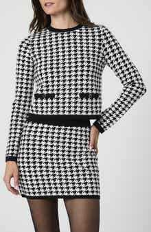 French Connection Houndstooth Jacquard Sweater