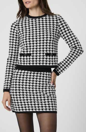 French Connection Houndstooth Jacquard Sweater