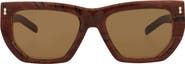 Gucci 53mm Cat Eye Sunglasses