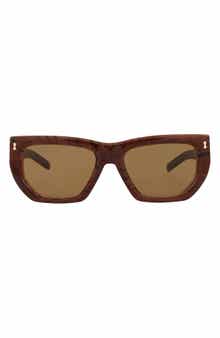 Gucci 53mm Cat Eye Sunglasses