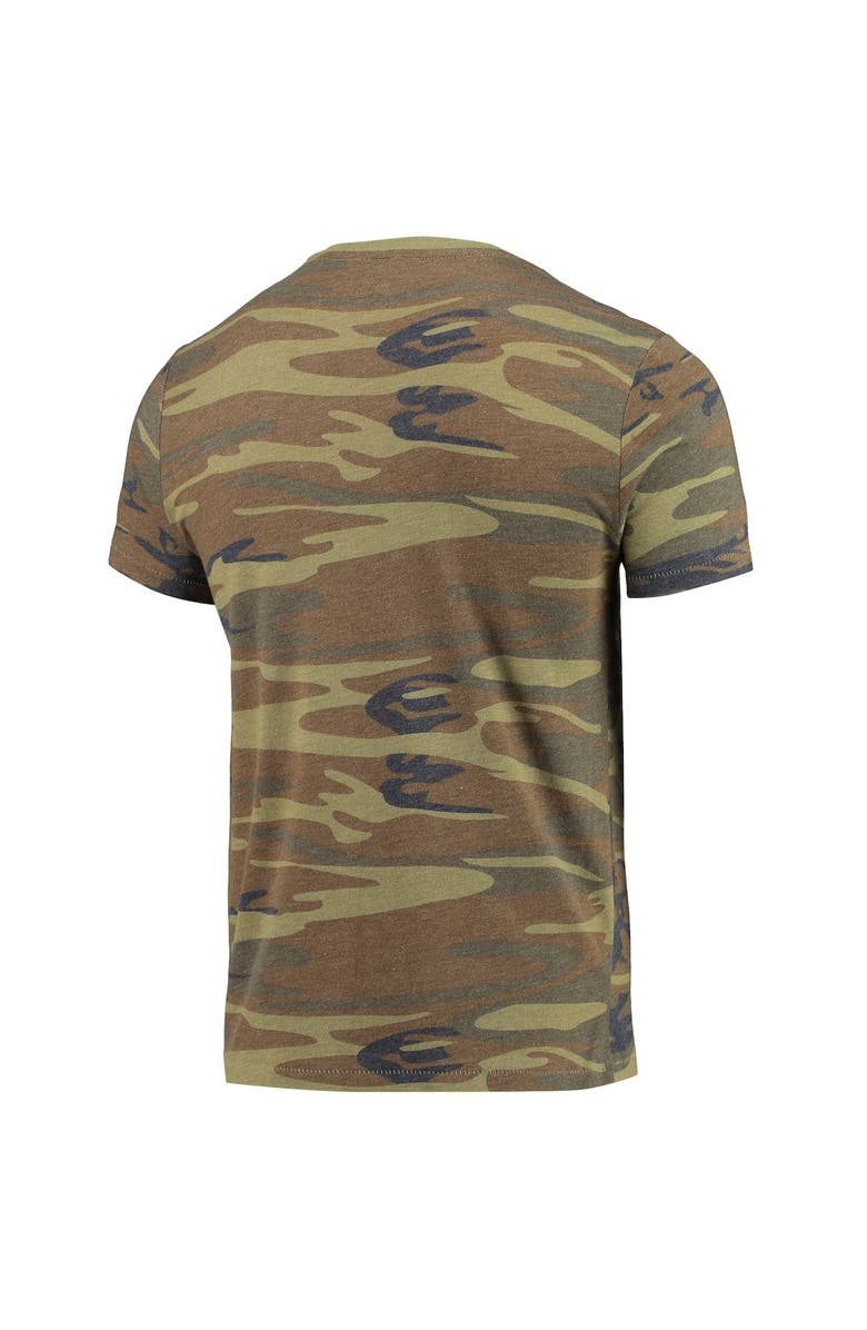 ALTERNATIVE APPAREL Men's Alternative Apparel Camo West Virginia Mountaineers Arch Logo Tri-Blend T-Shirt, Alternate, color,