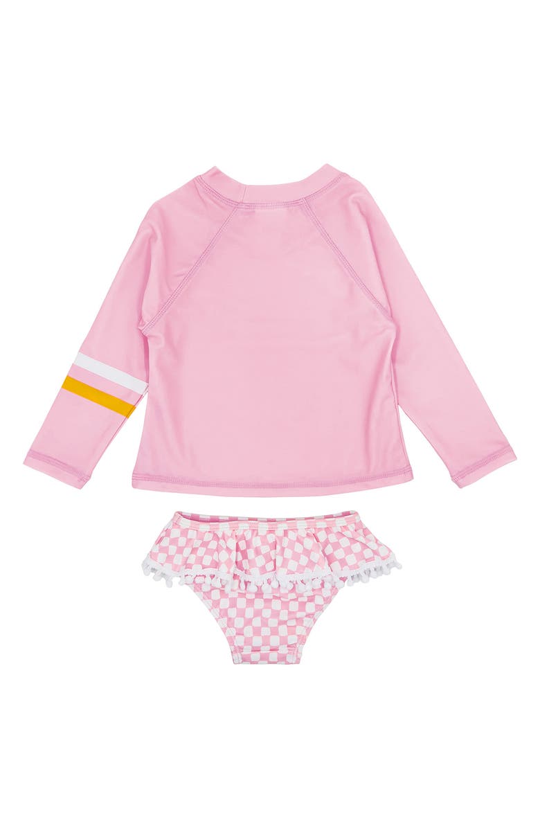 Feather 4 Arrow Fun in the Sun Long SleeveTwo-Piece Rashguard Swimsuit, Alternate, color, 