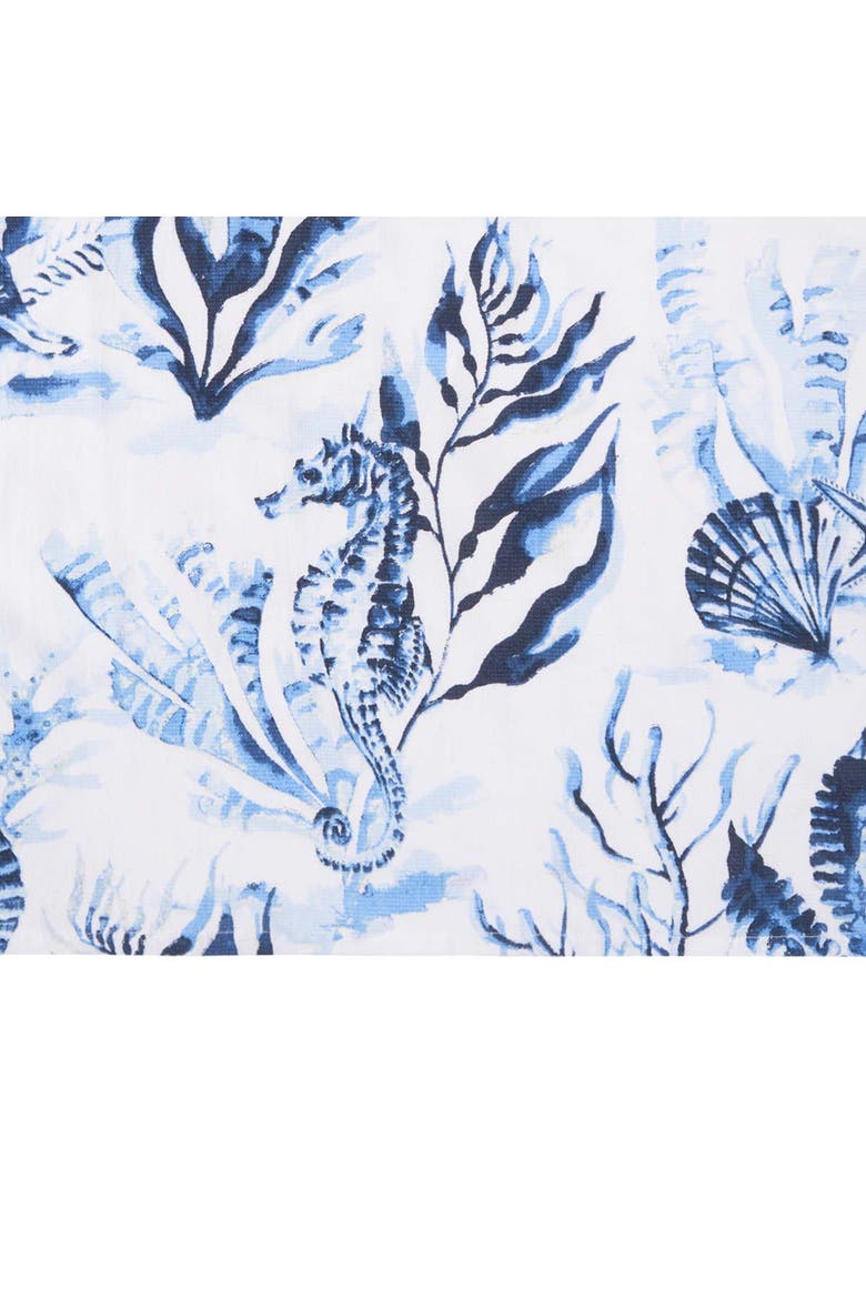 Midnight Lagoon Dishtowel, Alternate, color, Blue