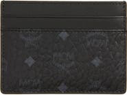 MCM Aren Card Case in Visetos
