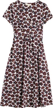 Seasalt Cornwall Chapelle Floral Organic Cotton Jersey Midi Dress