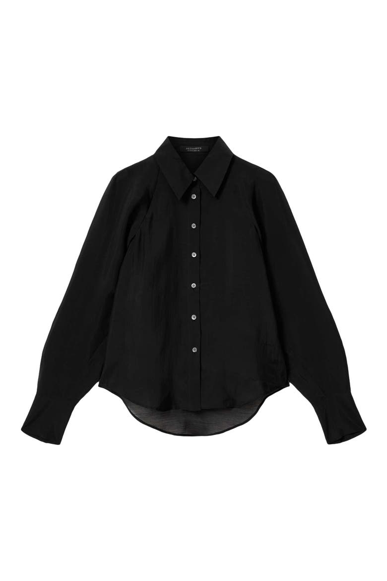 Cory Long Sleeve Shirt, Alternate, color, BLACK