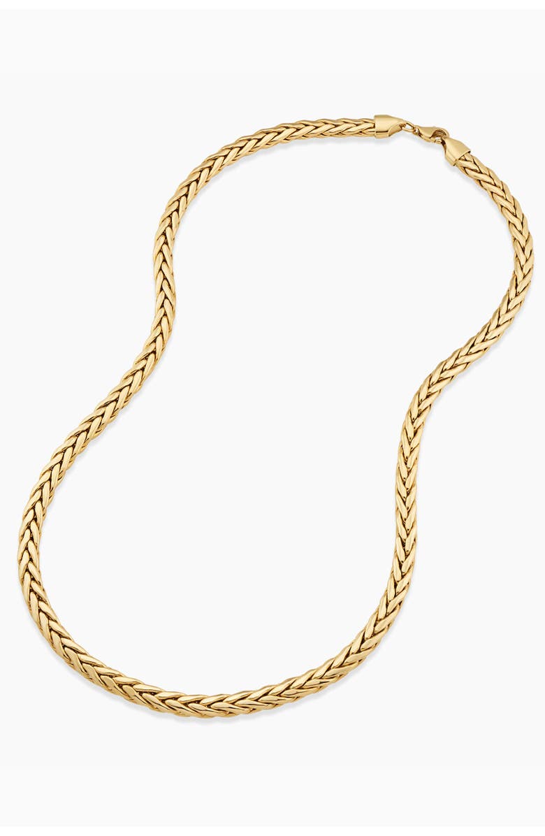 Oradina 14K Yellow Gold Royal Palms Necklace, Alternate, color, Yellow Gold