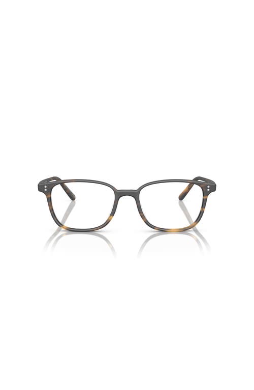 Oliver Peoples 51mm Square Optical Glasses In Black