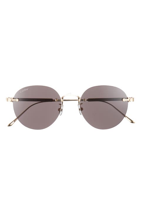 52mm Round Sunglasses
